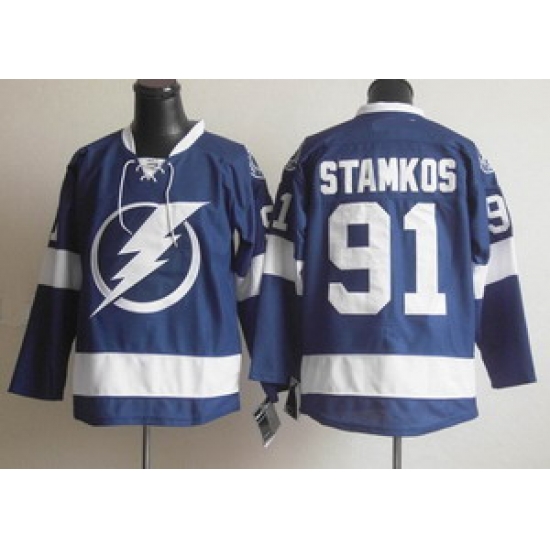 Tampa Bay Lightning 91 stamkos blue Jerseys Tampa Bay Lightning 91 stamkos blue Jerseys