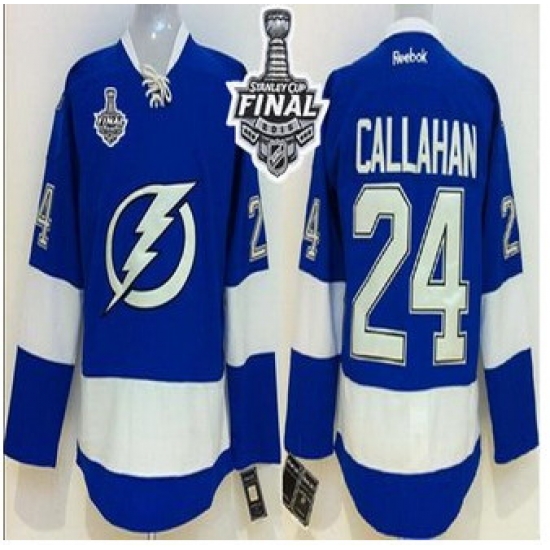 Tampa Bay Lightning #24 Ryan Callahan Royal Blue 2015 Stanley Cup Stitched Youth NHL Jersey Tampa Bay Lightning #24 Ryan Callahan Royal Blue 2015 Stanley Cup Stitched Youth NHL Jersey