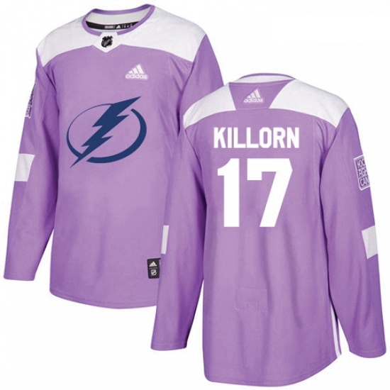 Youth Adidas Tampa Bay Lightning 17 Alex Killorn Authentic Purple Fights Cancer Practice NHL Jersey Youth Adidas Tampa Bay Lightning 17 Alex Killorn Authentic Purple Fights Cancer Practice NHL Jersey