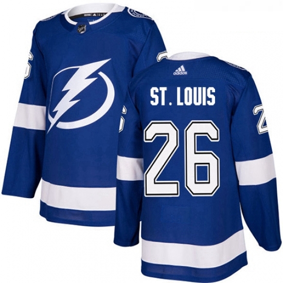 Youth Adidas Tampa Bay Lightning 26 Martin St Louis Authentic Royal Blue Home NHL Jersey Youth Adidas Tampa Bay Lightning 26 Martin St Louis Authentic Royal Blue Home NHL Jersey