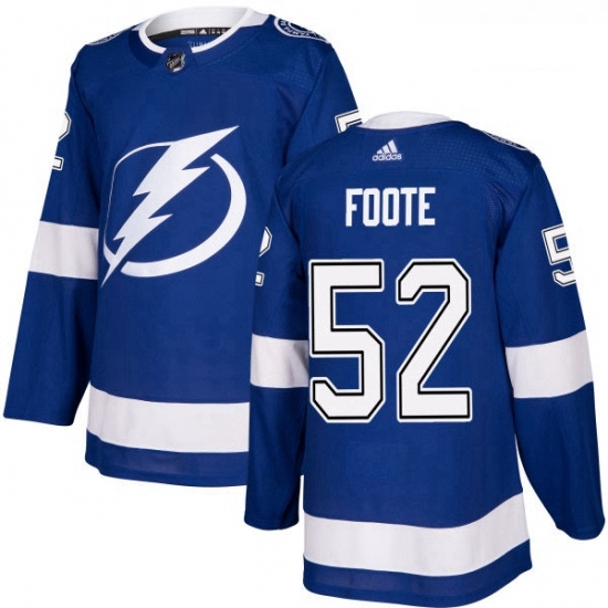 Youth Adidas Tampa Bay Lightning 52 Callan Foote Authentic Royal Blue Home NHL Jersey Youth Adidas Tampa Bay Lightning 52 Callan Foote Authentic Royal Blue Home NHL Jersey