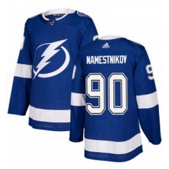 Youth Adidas Tampa Bay Lightning 90 Vladislav Namestnikov Authentic Royal Blue Home NHL Jersey Youth Adidas Tampa Bay Lightning 90 Vladislav Namestnikov Authentic Royal Blue Home NHL Jersey