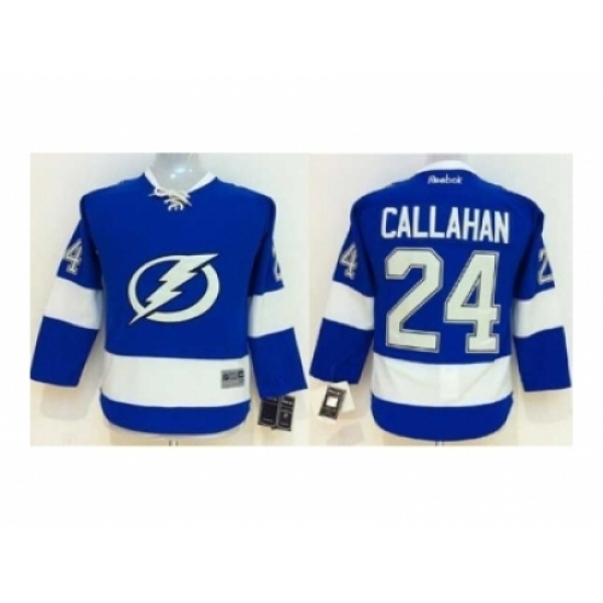 Youth NHL Jerseys Tampa Bay Lightning #24 Callahan blue Youth NHL Jerseys Tampa Bay Lightning #24 Callahan blue
