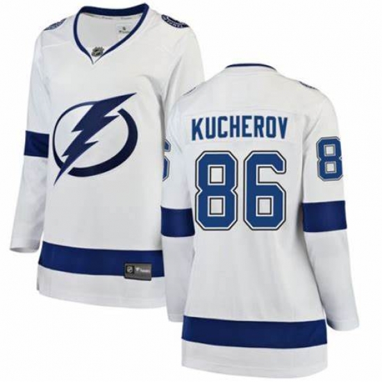 Women Adidas Tampa Bay Lightning 86 Nikita Kucherov Authentic White Home NHL Jersey Women Adidas Tampa Bay Lightning 86 Nikita Kucherov Authentic White Home NHL Jersey