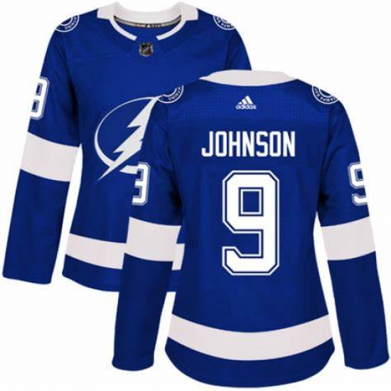 Women Adidas Tampa Bay Lightning 9 Tyler Johnson Premier Royal Blue Home NHL Jersey Women Adidas Tampa Bay Lightning 9 Tyler Johnson Premier Royal Blue Home NHL Jersey