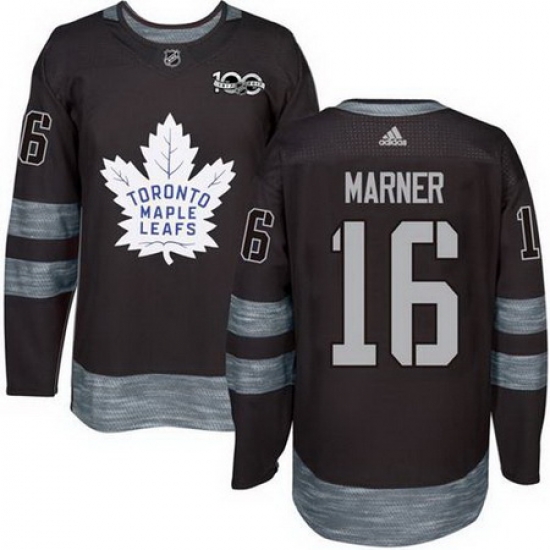 Maple Leafs #16 Mitchell Marner Black 1917 2017 100th Anniversary Stitched NHL Jersey Maple Leafs #16 Mitchell Marner Black 1917 2017 100th Anniversary Stitched NHL Jersey