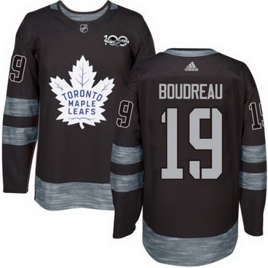 Maple Leafs #19 Bruce Boudreau Black 1917 2017 100th Anniversary Stitched NHL Jersey Maple Leafs #19 Bruce Boudreau Black 1917 2017 100th Anniversary Stitched NHL Jersey