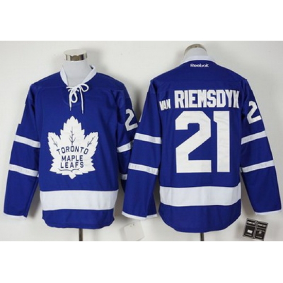Maple Leafs #21 James Van Riemsdyk Blue New Stitched NHL Jersey Maple Leafs #21 James Van Riemsdyk Blue New Stitched NHL Jersey