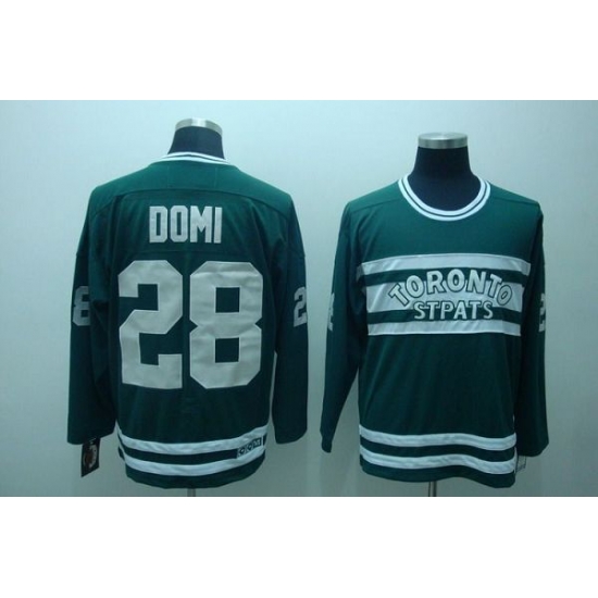 Maple Leafs #28 Tie Domi Stitched Green CCM Throwback NHL Jersey Maple Leafs #28 Tie Domi Stitched Green CCM Throwback NHL Jersey