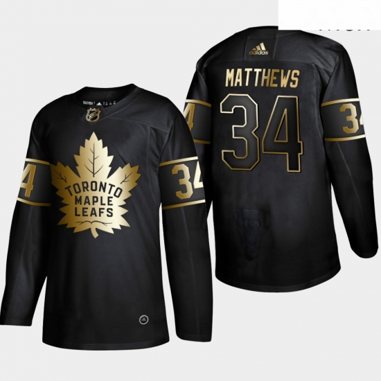 Maple Leafs 34 Auston Matthews Black Gold Adidas Jersey Maple Leafs 34 Auston Matthews Black Gold Adidas Jersey