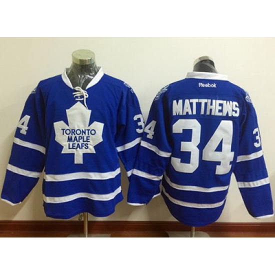 Maple Leafs #34 Auston Matthews Blue Home Stitched NHL Jersey Maple Leafs #34 Auston Matthews Blue Home Stitched NHL Jersey