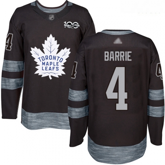 Maple Leafs #4 Tyson Barrie Black 1917 2017 100th Anniversary Stitched Hockey Jersey Maple Leafs #4 Tyson Barrie Black 1917 2017 100th Anniversary Stitched Hockey Jersey