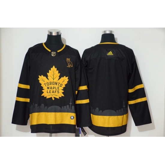 Maple Leafs Blank Black Gold Adidas Jersey Maple Leafs Blank Black Gold Adidas Jersey