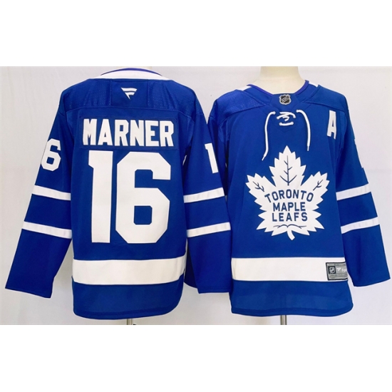 Men Toronto Maple Leafs 16 Mitchell Marner Blue 2024 25 Stitched Jersey Men Toronto Maple Leafs 16 Mitchell Marner Blue 2024 25 Stitched Jersey