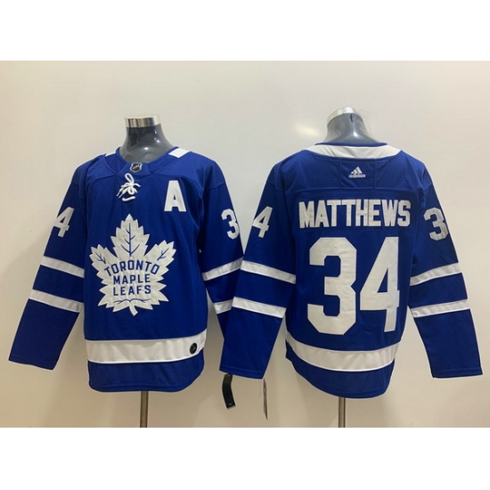 Men Toronto Maple Leafs 34 Auston Matthews Blue Adidas Jersey Men Toronto Maple Leafs 34 Auston Matthews Blue Adidas Jersey