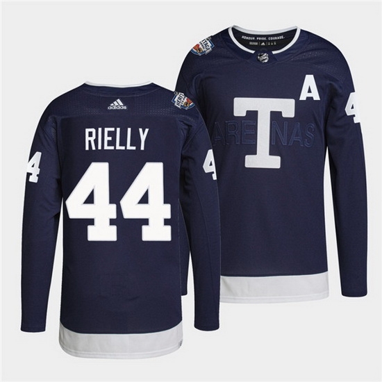 Men Toronto Maple Leafs 44 Morgan Rielly 2022 Heritage Classic Navy Stitched jersey Men Toronto Maple Leafs 44 Morgan Rielly 2022 Heritage Classic Navy Stitched jersey