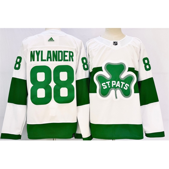 Men Toronto Maple Leafs 88 William Nylander White St Patricks Authentic Jersey Men Toronto Maple Leafs 88 William Nylander White St Patricks Authentic Jersey