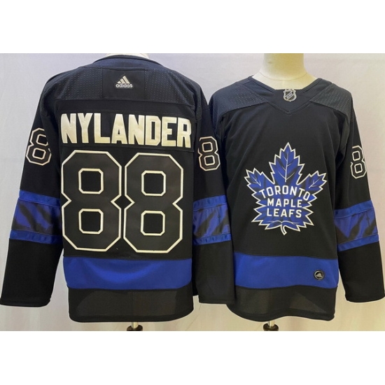 Men Toronto Maple Leafs Black 88 William Nylander Alternate Premier Breakaway Reversible Stitched jersey Men Toronto Maple Leafs Black 88 William Nylander Alternate Premier Breakaway Reversible Stitched jersey