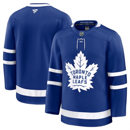 Men Toronto Maple Leafs Blank Blue 2024 25 Home Stitched Hockey Jersey