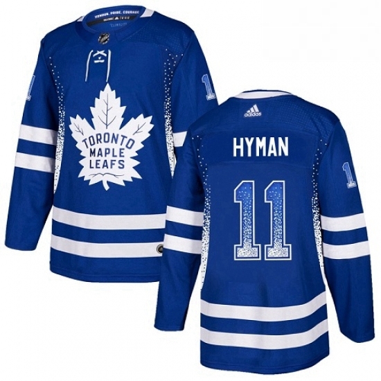 Mens Adidas Toronto Maple Leafs 11 Zach Hyman Authentic Blue Drift Fashion NHL Jersey Mens Adidas Toronto Maple Leafs 11 Zach Hyman Authentic Blue Drift Fashion NHL Jersey