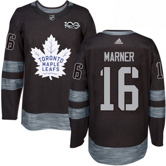 Mens Adidas Toronto Maple Leafs 16 Mitchell Marner Authentic Black 1917 2017 100th Anniversary NHL Jersey Mens Adidas Toronto Maple Leafs 16 Mitchell Marner Authentic Black 1917 2017 100th Anniversary NHL Jersey