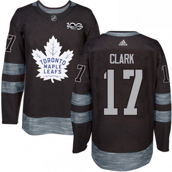 Mens Adidas Toronto Maple Leafs 17 Wendel Clark Authentic Black 1917 2017 100th Anniversary NHL Jersey Mens Adidas Toronto Maple Leafs 17 Wendel Clark Authentic Black 1917 2017 100th Anniversary NHL Jersey