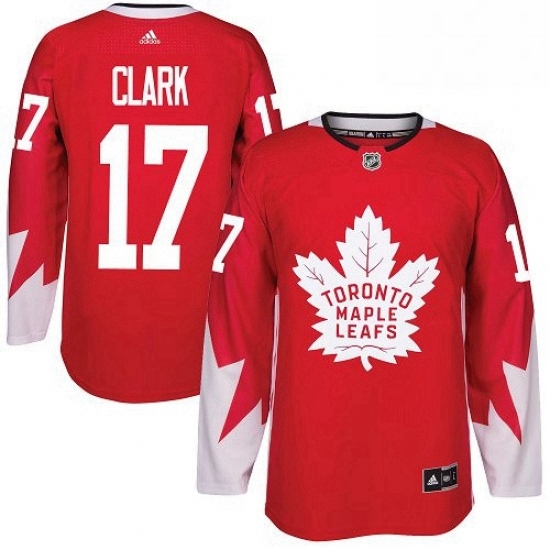 Mens Adidas Toronto Maple Leafs 17 Wendel Clark Authentic Red Alternate NHL Jersey Mens Adidas Toronto Maple Leafs 17 Wendel Clark Authentic Red Alternate NHL Jersey
