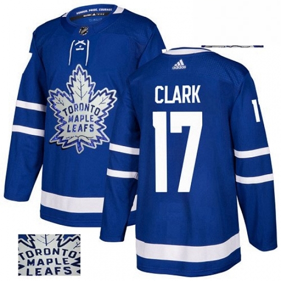 Mens Adidas Toronto Maple Leafs 17 Wendel Clark Authentic Royal Blue Fashion Gold NHL Jersey Mens Adidas Toronto Maple Leafs 17 Wendel Clark Authentic Royal Blue Fashion Gold NHL Jersey