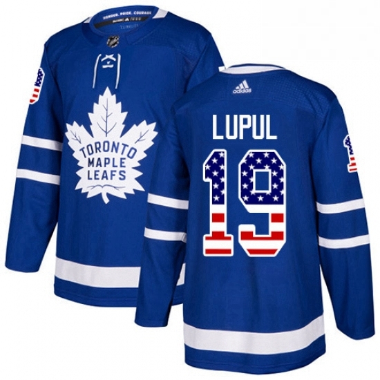 Mens Adidas Toronto Maple Leafs 19 Joffrey Lupul Authentic Royal Blue USA Flag Fashion NHL Jersey Mens Adidas Toronto Maple Leafs 19 Joffrey Lupul Authentic Royal Blue USA Flag Fashion NHL Jersey
