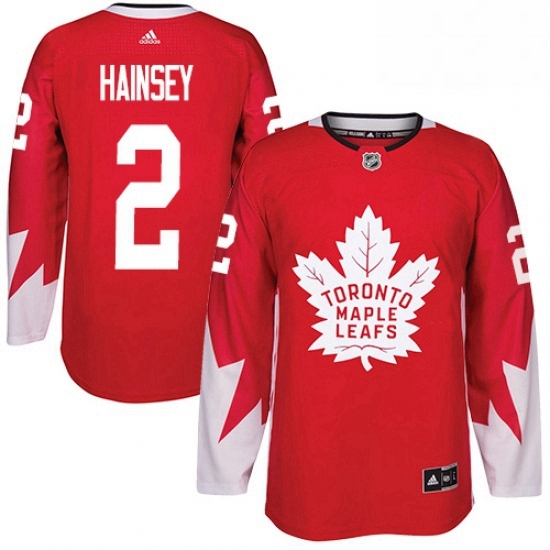 Mens Adidas Toronto Maple Leafs 2 Ron Hainsey Premier Red Alternate NHL Jersey Mens Adidas Toronto Maple Leafs 2 Ron Hainsey Premier Red Alternate NHL Jersey