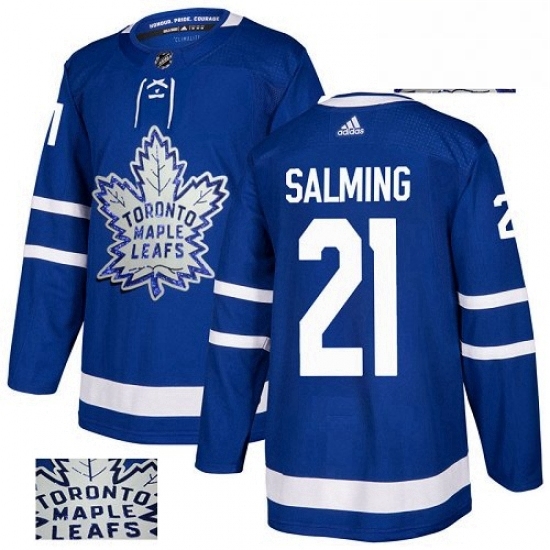 Mens Adidas Toronto Maple Leafs 21 Borje Salming Authentic Royal Blue Fashion Gold NHL Jersey Mens Adidas Toronto Maple Leafs 21 Borje Salming Authentic Royal Blue Fashion Gold NHL Jersey
