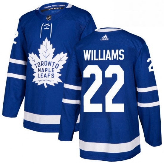 Mens Adidas Toronto Maple Leafs 22 Tiger Williams Authentic Royal Blue Home NHL Jersey Mens Adidas Toronto Maple Leafs 22 Tiger Williams Authentic Royal Blue Home NHL Jersey