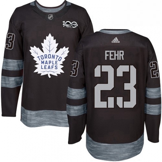 Mens Adidas Toronto Maple Leafs 23 Eric Fehr Authentic Black 1917 2017 100th Anniversary NHL Jersey Mens Adidas Toronto Maple Leafs 23 Eric Fehr Authentic Black 1917 2017 100th Anniversary NHL Jersey
