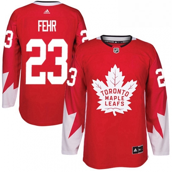 Mens Adidas Toronto Maple Leafs 23 Eric Fehr Authentic Red Alternate NHL Jersey Mens Adidas Toronto Maple Leafs 23 Eric Fehr Authentic Red Alternate NHL Jersey