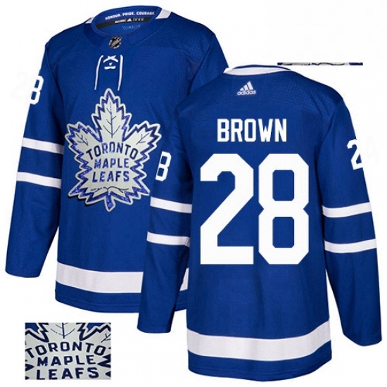 Mens Adidas Toronto Maple Leafs 28 Connor Brown Authentic Royal Blue Fashion Gold NHL Jersey Mens Adidas Toronto Maple Leafs 28 Connor Brown Authentic Royal Blue Fashion Gold NHL Jersey