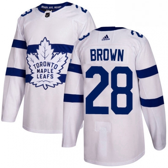 Mens Adidas Toronto Maple Leafs 28 Connor Brown Authentic White 2018 Stadium Series NHL Jersey Mens Adidas Toronto Maple Leafs 28 Connor Brown Authentic White 2018 Stadium Series NHL Jersey
