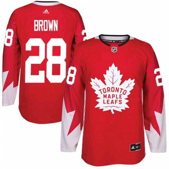 Mens Adidas Toronto Maple Leafs 28 Connor Brown Premier Red Alternate NHL Jersey Mens Adidas Toronto Maple Leafs 28 Connor Brown Premier Red Alternate NHL Jersey