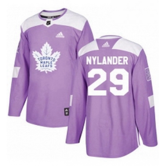 Mens Adidas Toronto Maple Leafs 29 William Nylander Authentic Purple Fights Cancer Practice NHL Jersey Mens Adidas Toronto Maple Leafs 29 William Nylander Authentic Purple Fights Cancer Practice NHL Jersey