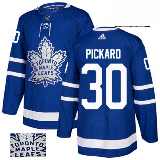 Mens Adidas Toronto Maple Leafs 30 Calvin Pickard Authentic Royal Blue Fashion Gold NHL Jersey Mens Adidas Toronto Maple Leafs 30 Calvin Pickard Authentic Royal Blue Fashion Gold NHL Jersey