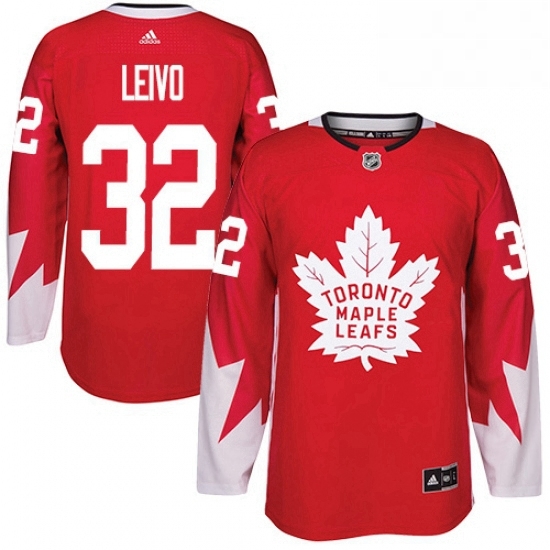 Mens Adidas Toronto Maple Leafs 32 Josh Leivo Authentic Red Alternate NHL Jersey Mens Adidas Toronto Maple Leafs 32 Josh Leivo Authentic Red Alternate NHL Jersey