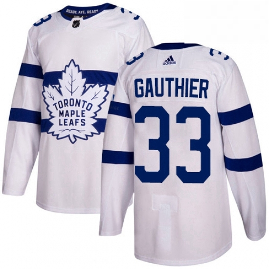 Mens Adidas Toronto Maple Leafs 33 Frederik Gauthier Authentic White 2018 Stadium Series NHL Jersey Mens Adidas Toronto Maple Leafs 33 Frederik Gauthier Authentic White 2018 Stadium Series NHL Jersey
