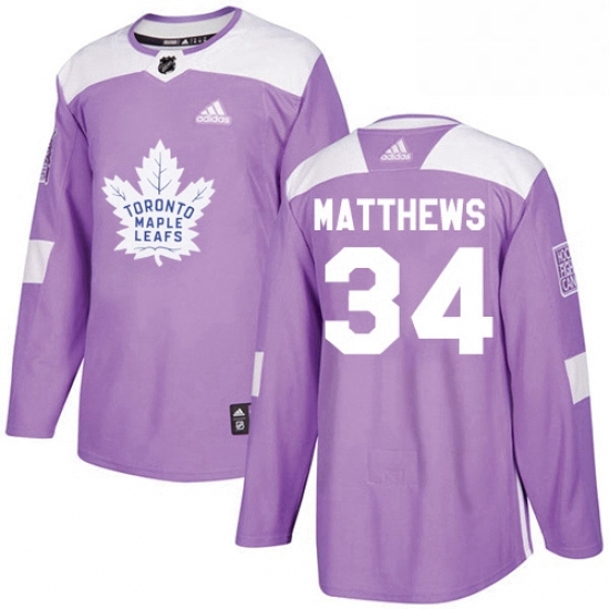 Mens Adidas Toronto Maple Leafs 34 Auston Matthews Authentic Purple Fights Cancer Practice NHL Jersey Mens Adidas Toronto Maple Leafs 34 Auston Matthews Authentic Purple Fights Cancer Practice NHL Jersey
