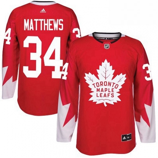 Mens Adidas Toronto Maple Leafs 34 Auston Matthews Premier Red Alternate NHL Jersey Mens Adidas Toronto Maple Leafs 34 Auston Matthews Premier Red Alternate NHL Jersey
