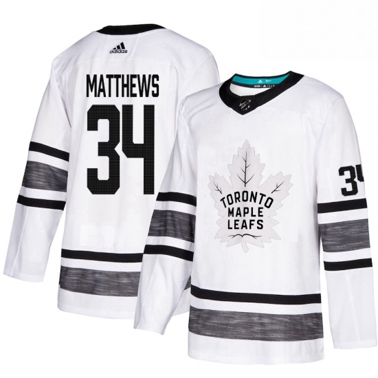 Mens Adidas Toronto Maple Leafs 34 Auston Matthews White 2019 All Star Game Parley Authentic Stitched NHL Jersey Mens Adidas Toronto Maple Leafs 34 Auston Matthews White 2019 All Star Game Parley Authentic Stitched NHL Jersey