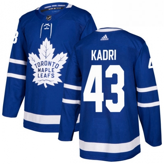 Mens Adidas Toronto Maple Leafs 43 Nazem Kadri Premier Royal Blue Home NHL Jersey Mens Adidas Toronto Maple Leafs 43 Nazem Kadri Premier Royal Blue Home NHL Jersey