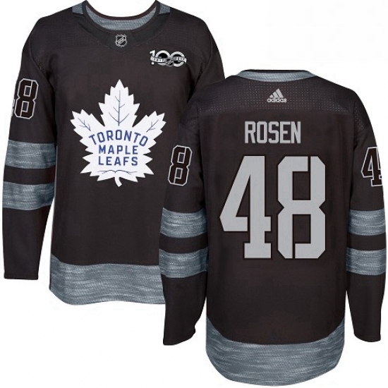 Mens Adidas Toronto Maple Leafs 48 Calle Rosen Authentic Black 1917 2017 100th Anniversary NHL Jersey Mens Adidas Toronto Maple Leafs 48 Calle Rosen Authentic Black 1917 2017 100th Anniversary NHL Jersey