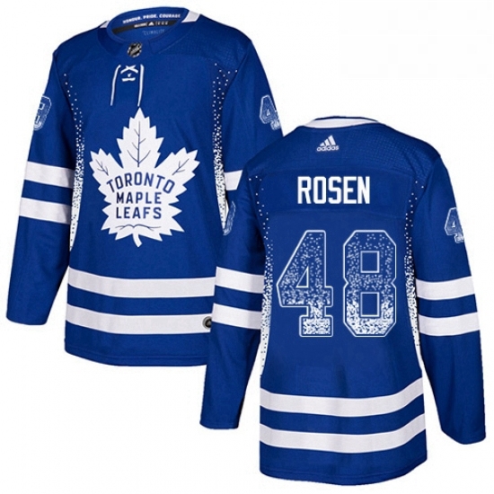 Mens Adidas Toronto Maple Leafs 48 Calle Rosen Authentic Blue Drift Fashion NHL Jersey Mens Adidas Toronto Maple Leafs 48 Calle Rosen Authentic Blue Drift Fashion NHL Jersey
