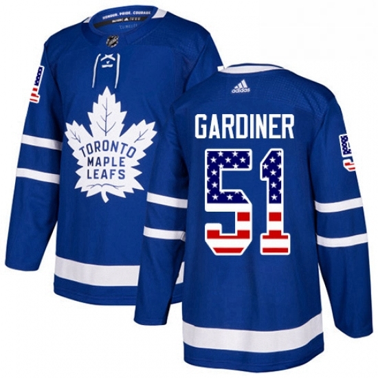 Mens Adidas Toronto Maple Leafs 51 Jake Gardiner Authentic Royal Blue USA Flag Fashion NHL Jersey Mens Adidas Toronto Maple Leafs 51 Jake Gardiner Authentic Royal Blue USA Flag Fashion NHL Jersey