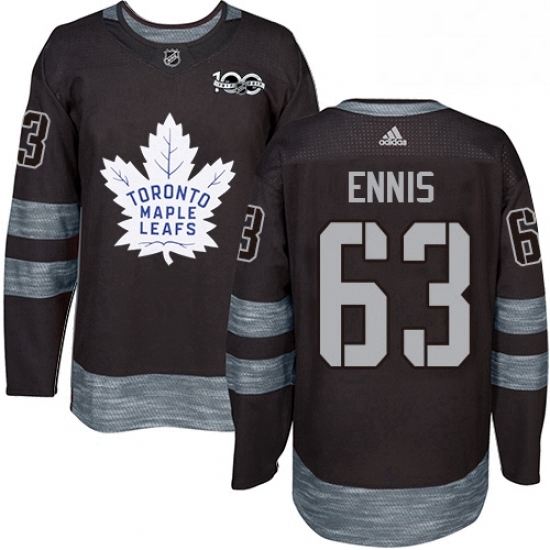 Mens Adidas Toronto Maple Leafs 63 Tyler Ennis Authentic Black 1917 2017 100th Anniversary NHL Jersey Mens Adidas Toronto Maple Leafs 63 Tyler Ennis Authentic Black 1917 2017 100th Anniversary NHL Jersey