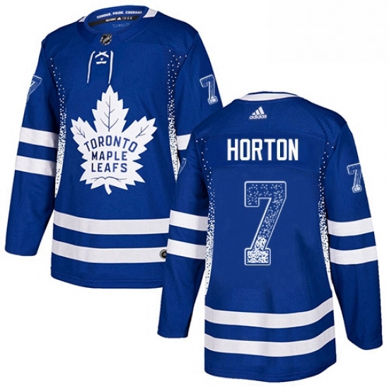 Mens Adidas Toronto Maple Leafs 7 Tim Horton Authentic Blue Drift Fashion NHL Jersey Mens Adidas Toronto Maple Leafs 7 Tim Horton Authentic Blue Drift Fashion NHL Jersey